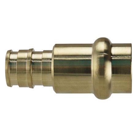 APOLLO EXPANSION PEX 1/2 in. Brass PEX-A Barb x 1/2 in. Press Adapter EPXPR1212